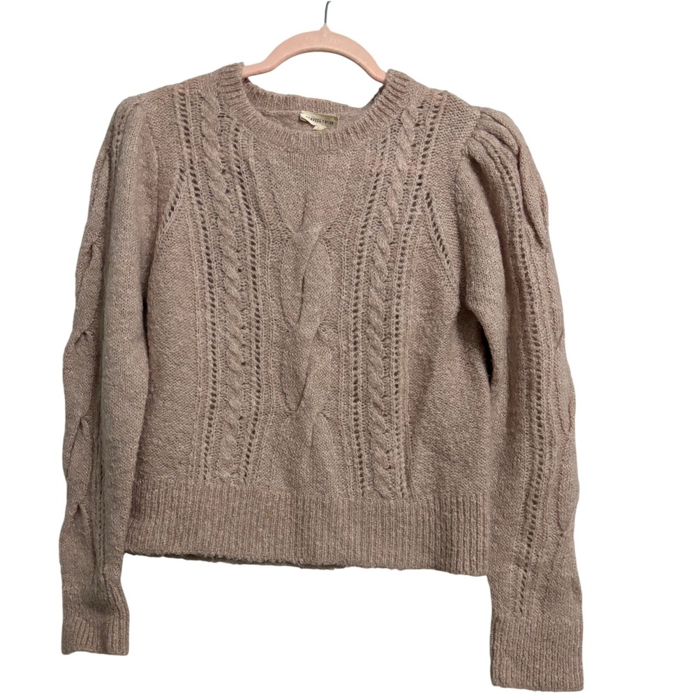 Rebecca‎ Taylor Cowl Neck Mohair Alpaca Dusty Rose Sweater Size Large